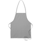 Deluxe Bib Apron (two pockets) - Silver