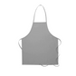 Deluxe Bib Apron (no pockets) - Silver