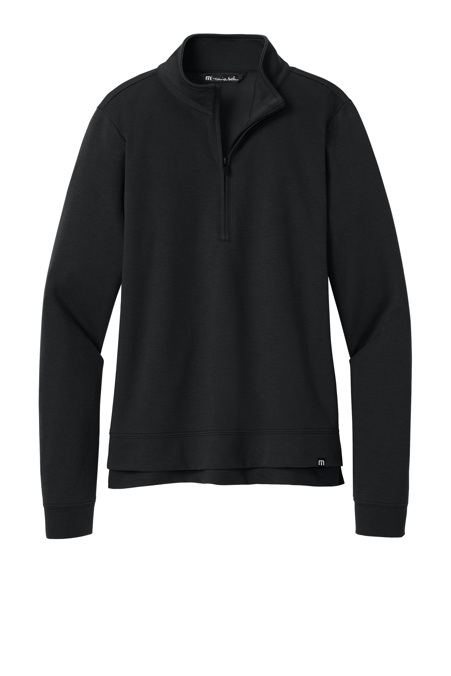 TravisMathew Women’s Coveside 1/2-Zip - Black