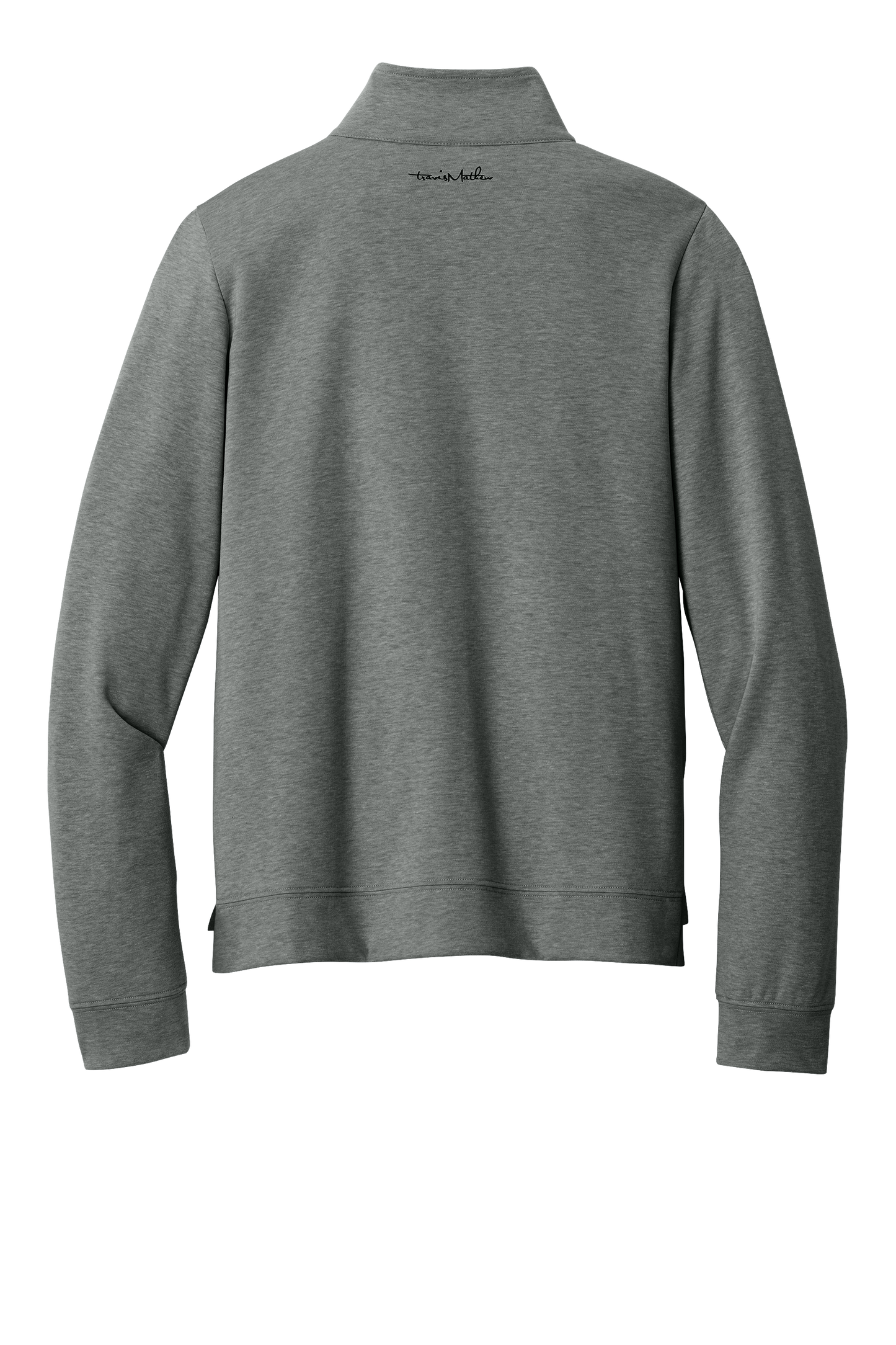 TravisMathew Women’s Coveside 1/2-Zip - Dark Grey Heather