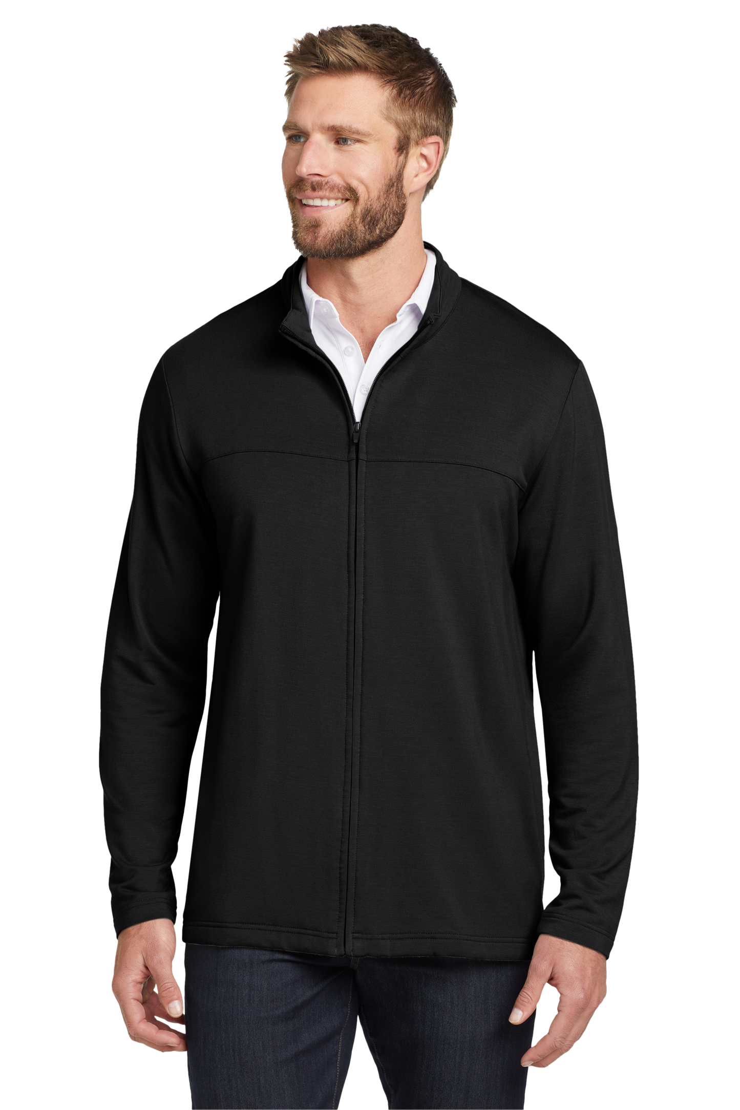 TravisMathew Newport Full-Zip Fleece - Black