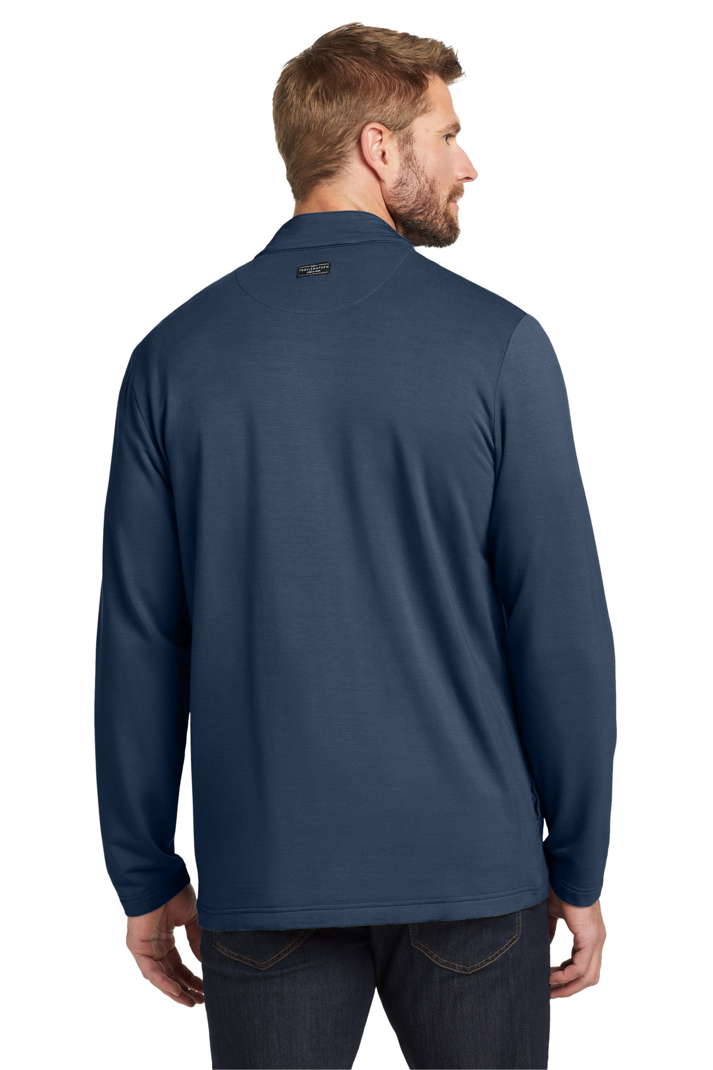 TravisMathew Newport Full-Zip Fleece - Blue Nights