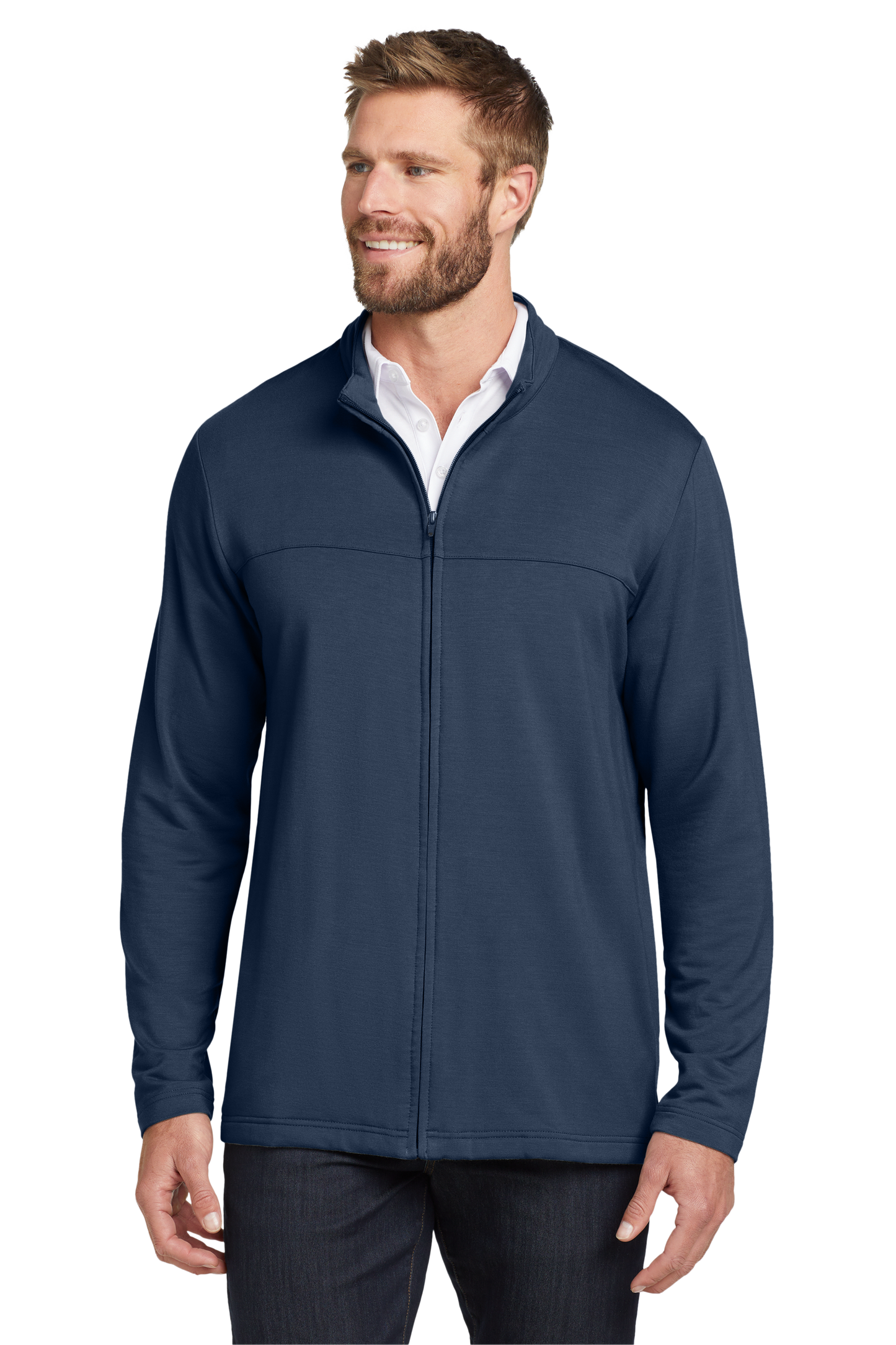 TravisMathew Newport Full-Zip Fleece - Blue Nights