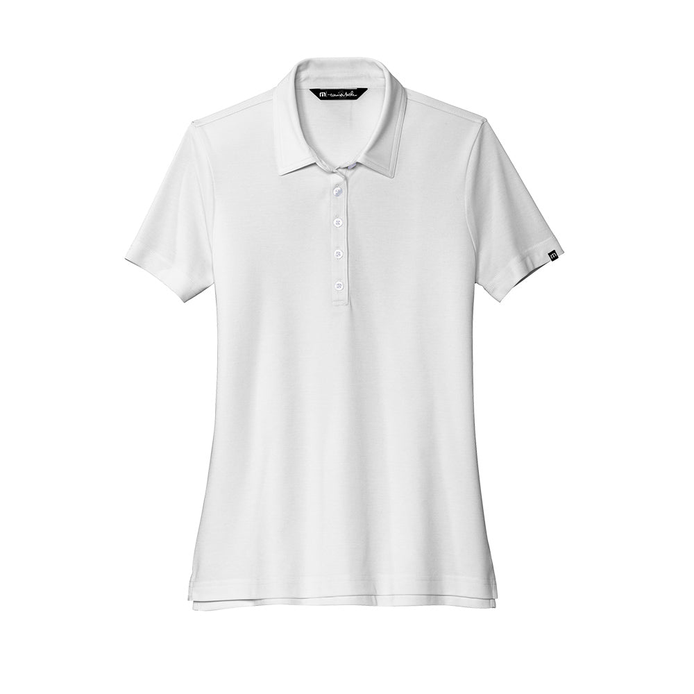 TravisMathew Ladies Oceanside Solid Polo - White