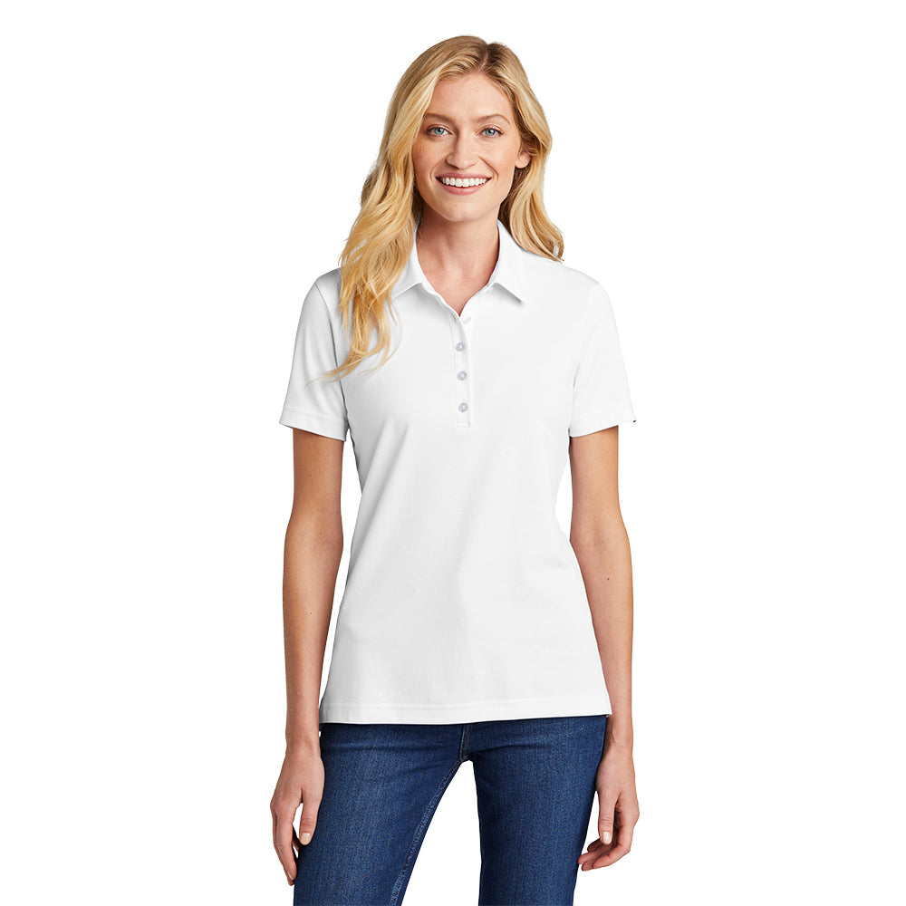 TravisMathew Ladies Oceanside Solid Polo - White