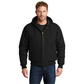 CornerStone® - Duck Cloth Hooded Work Jacket - Black