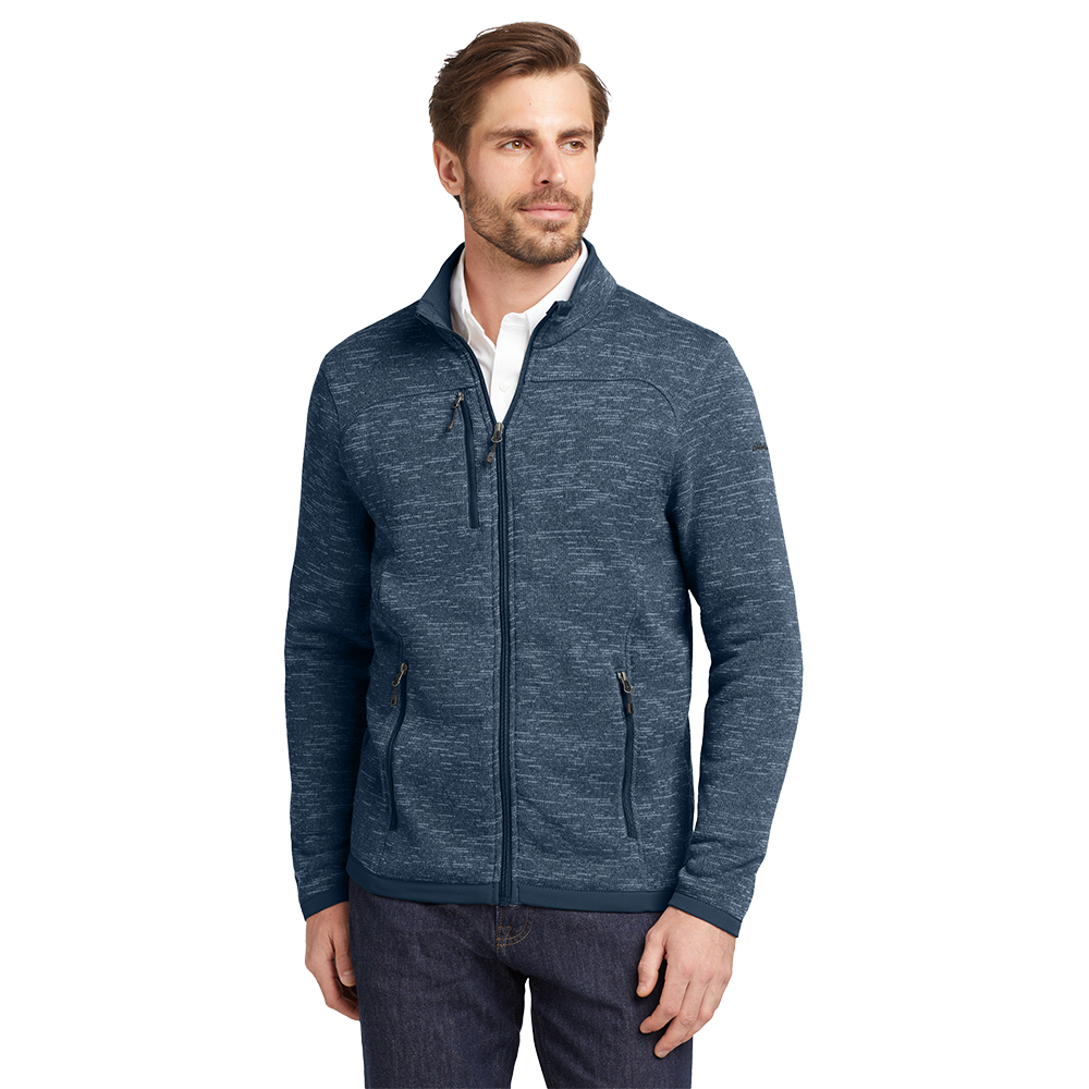 Eddie Bauer ® Sweater Fleece Full-Zip - River Blue Navy Heather