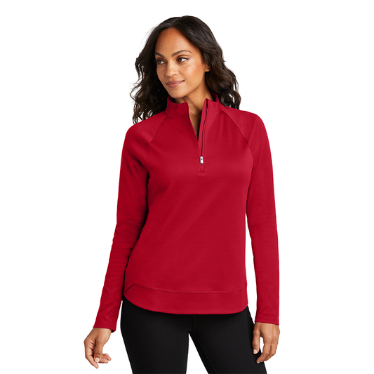 Port Authority® Women's C-FREE® Cypress 1/4-Zip - Rich Red