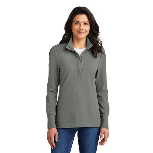 Port Authority® Women's Fairway Stretch 1/4-Zip - Shadow Grey