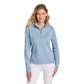 TravisMathew Women’s Coveside 1/2-Zip - Light Blue Heather