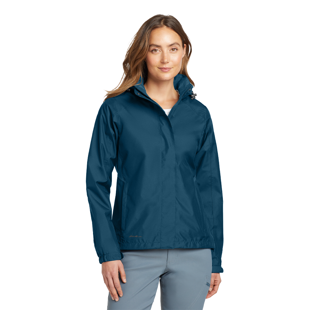 Eddie Bauer® Women's Rain Jacket - Deep Blue Sea