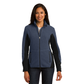 Port Authority® Women's R-Tek® Pro Fleece Full-Zip Jacket - Navy Heather/ Black