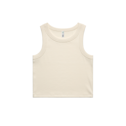 Ultimate Women Crop Tank -Ecru