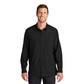 Port Authority® Long Sleeve UV Daybreak Shirt - Deep Black