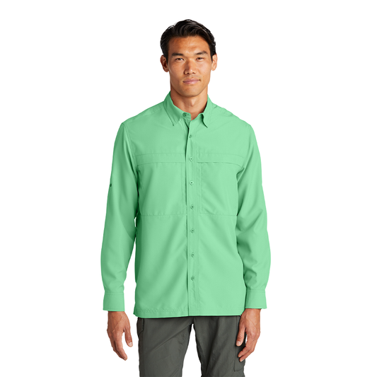 Port Authority® Long Sleeve UV Daybreak Shirt - Bright Seafoam