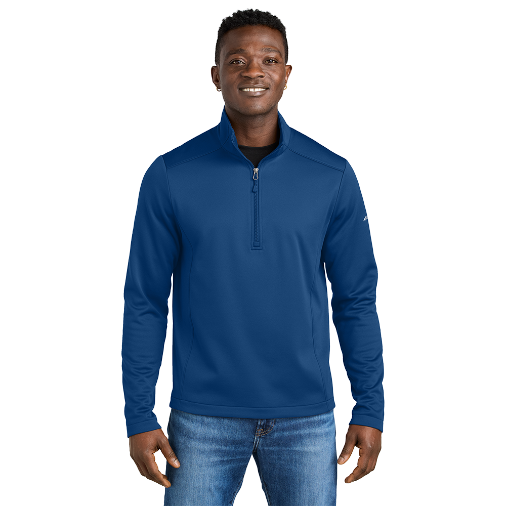 Eddie Bauer® Smooth Mid Layer Fleece 1/2-Zip - Cobalt Blue