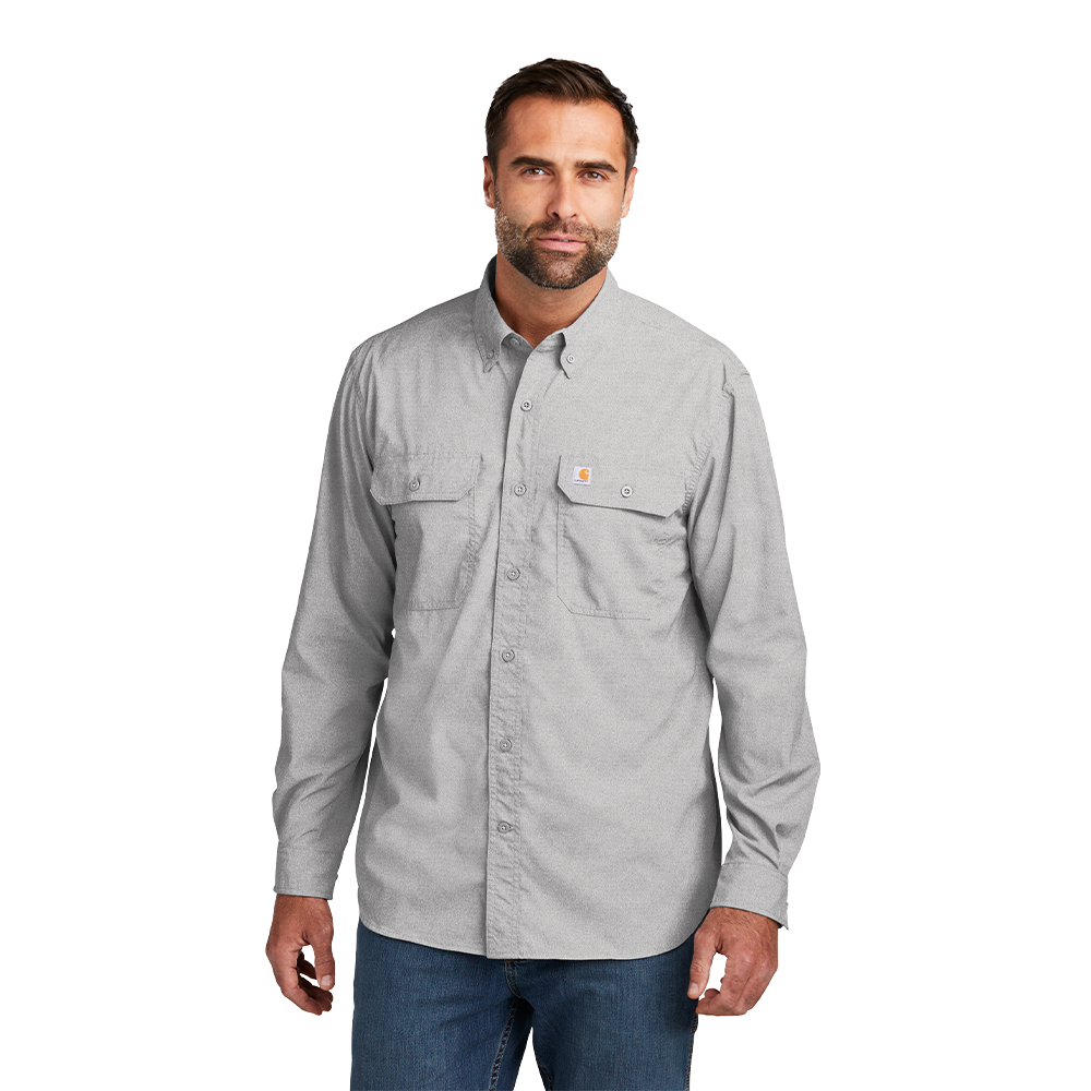 Carhartt Force® Solid Long Sleeve Shirt - Steel