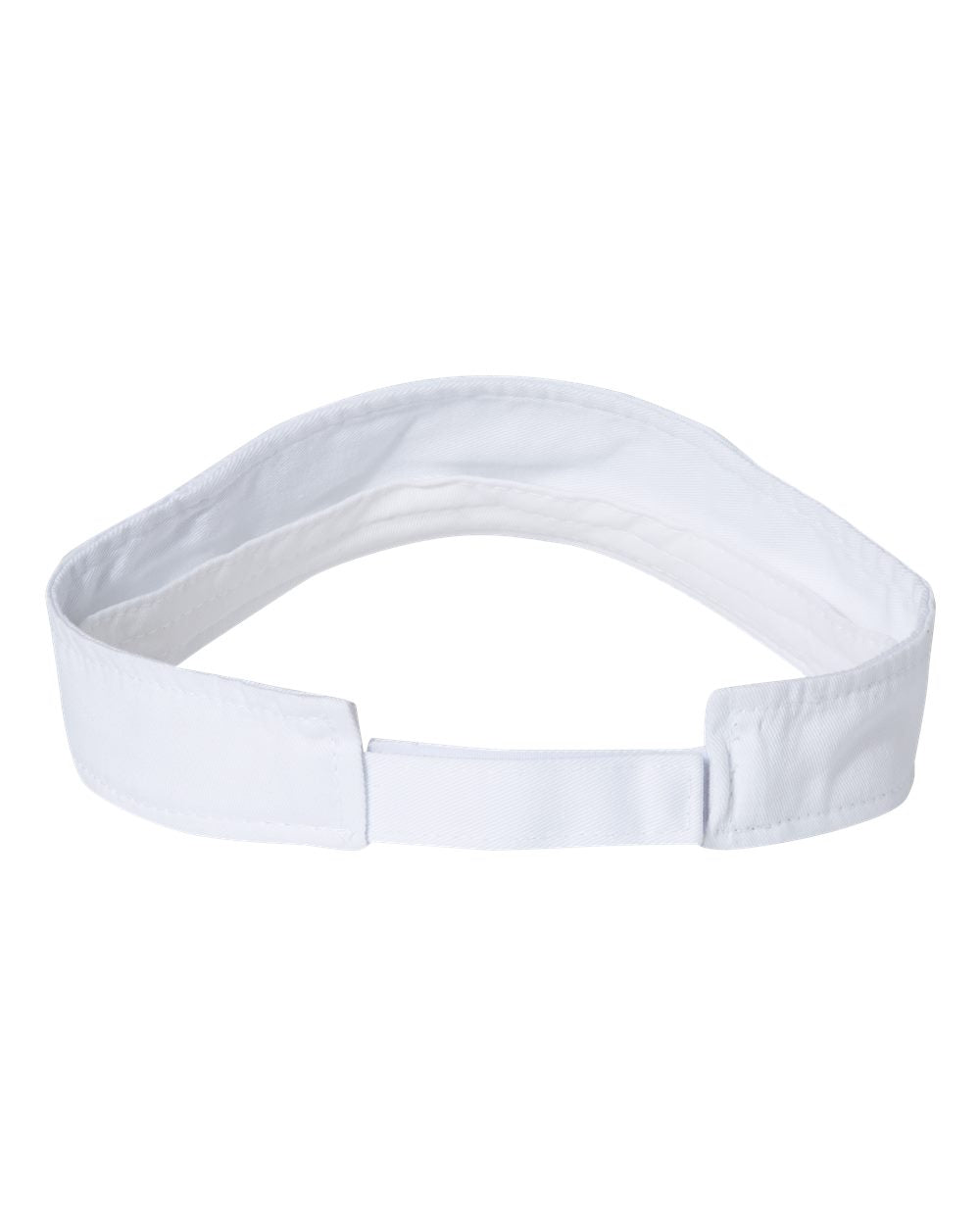 Valucap - Bio-Washed Visor - White