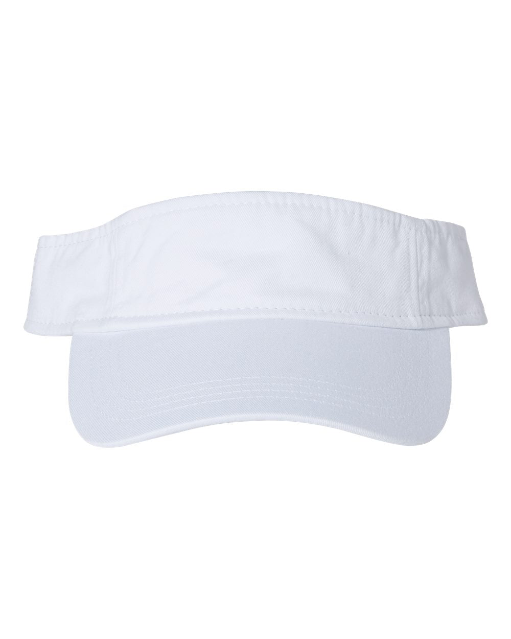 Valucap - Bio-Washed Visor - White