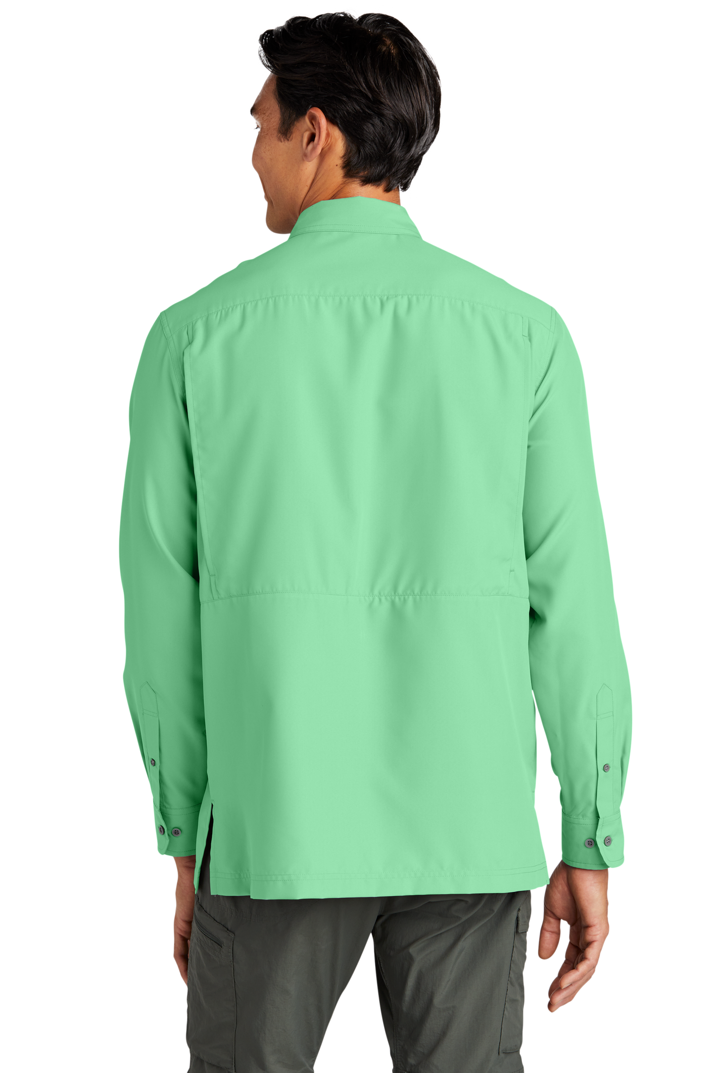 Port Authority® Long Sleeve UV Daybreak Shirt - Bright Seafoam