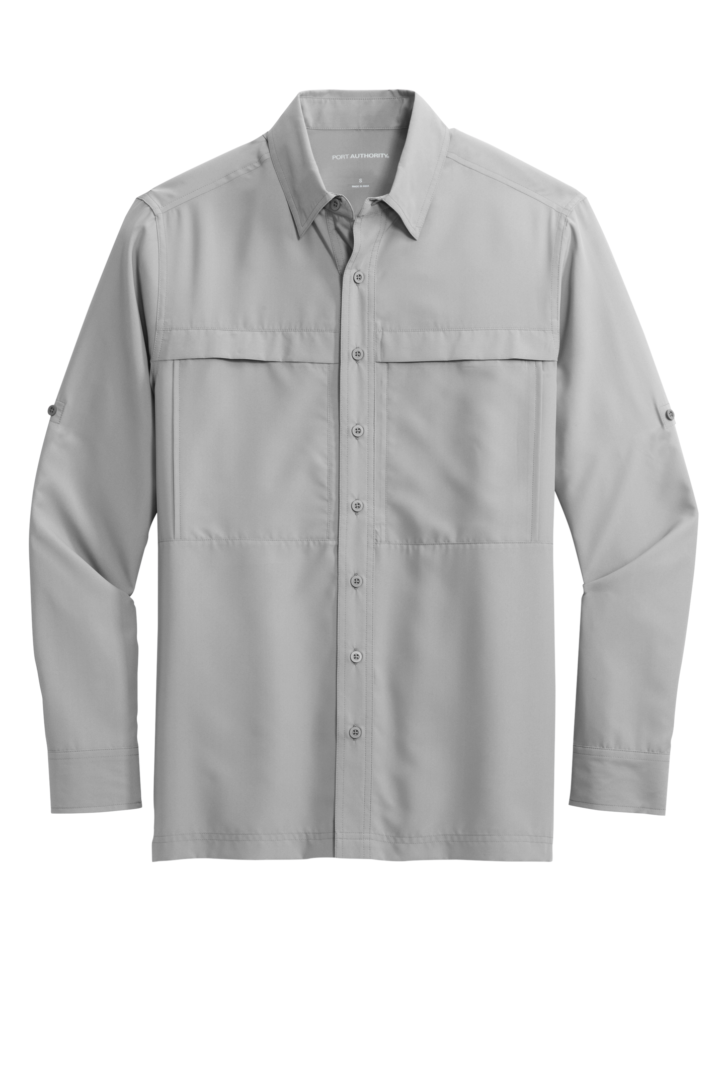 Port Authority® Long Sleeve UV Daybreak Shirt - Gusty Grey