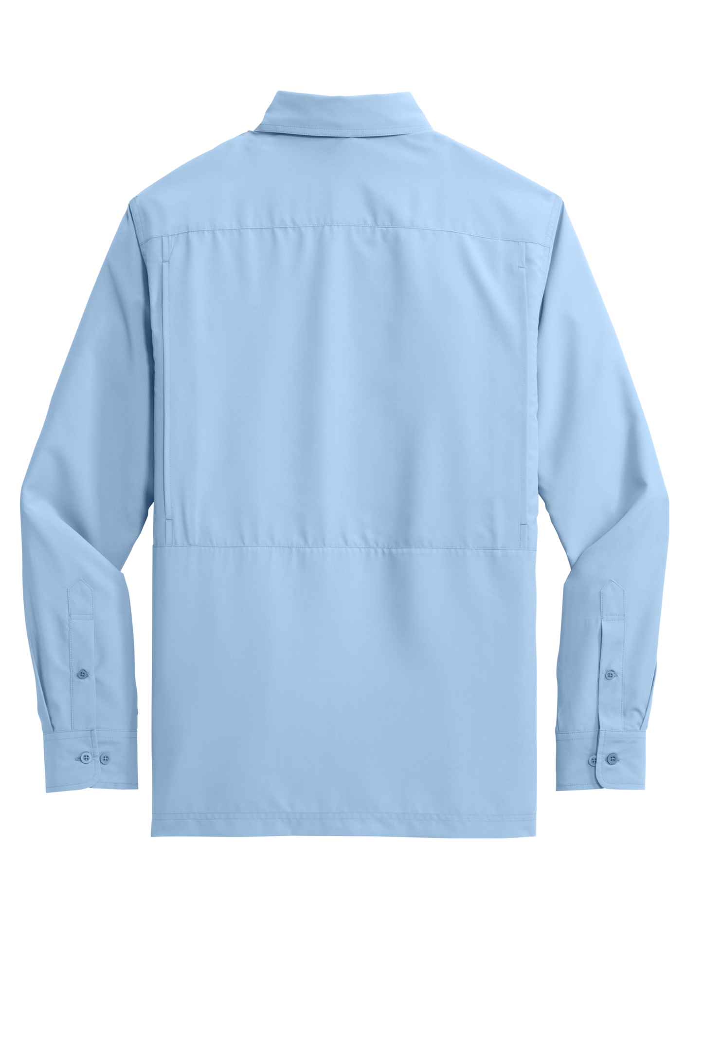 Port Authority® Long Sleeve UV Daybreak Shirt - Light Blue