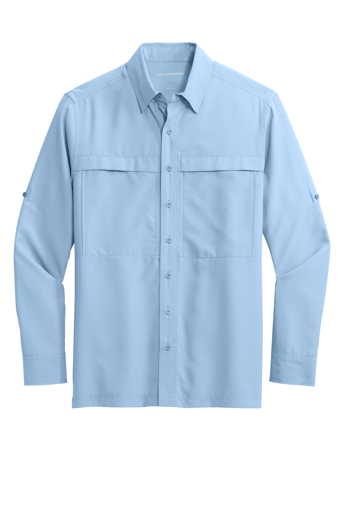 Port Authority® Long Sleeve UV Daybreak Shirt - Light Blue