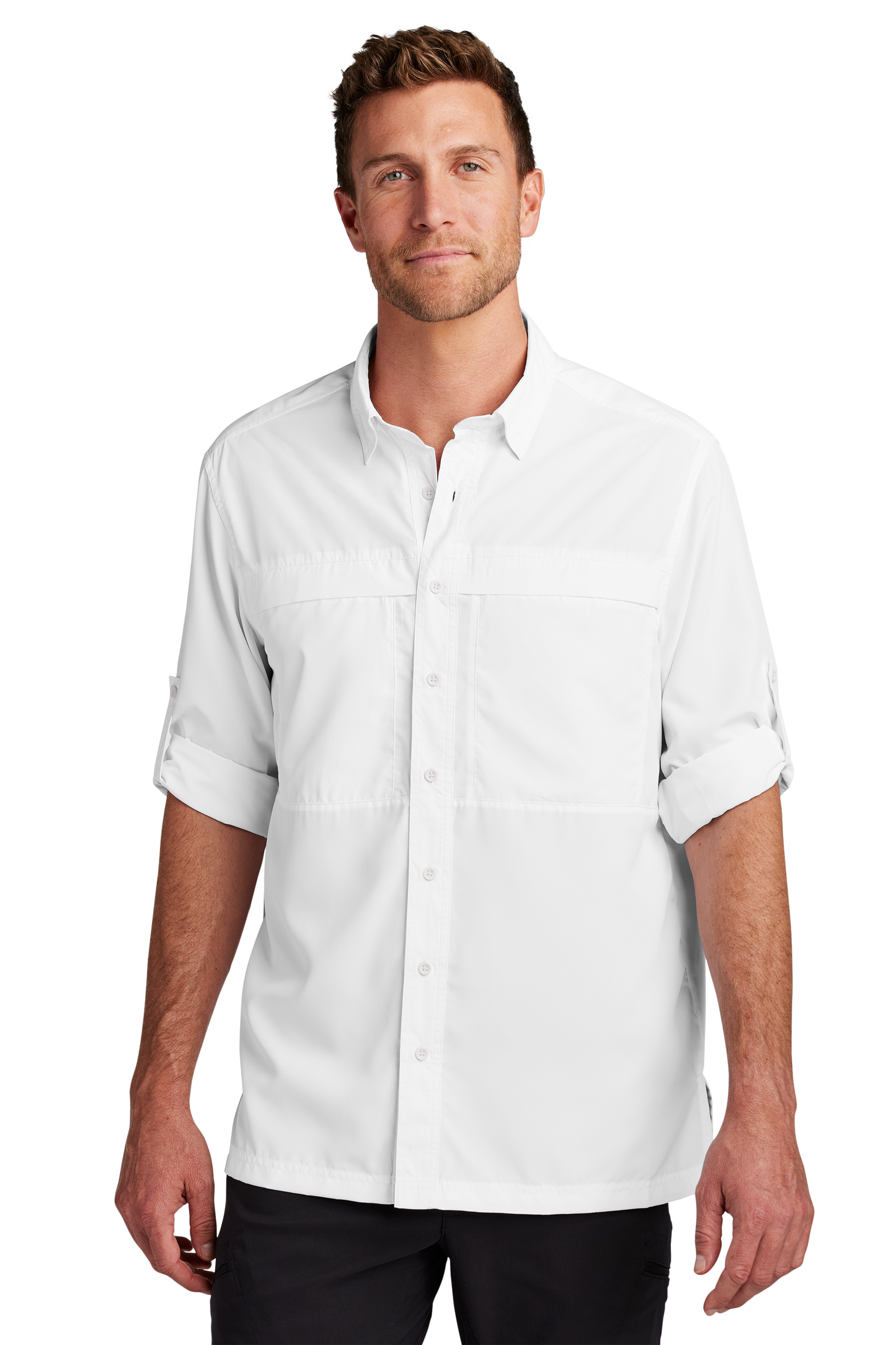 Port Authority® Long Sleeve UV Daybreak Shirt - White