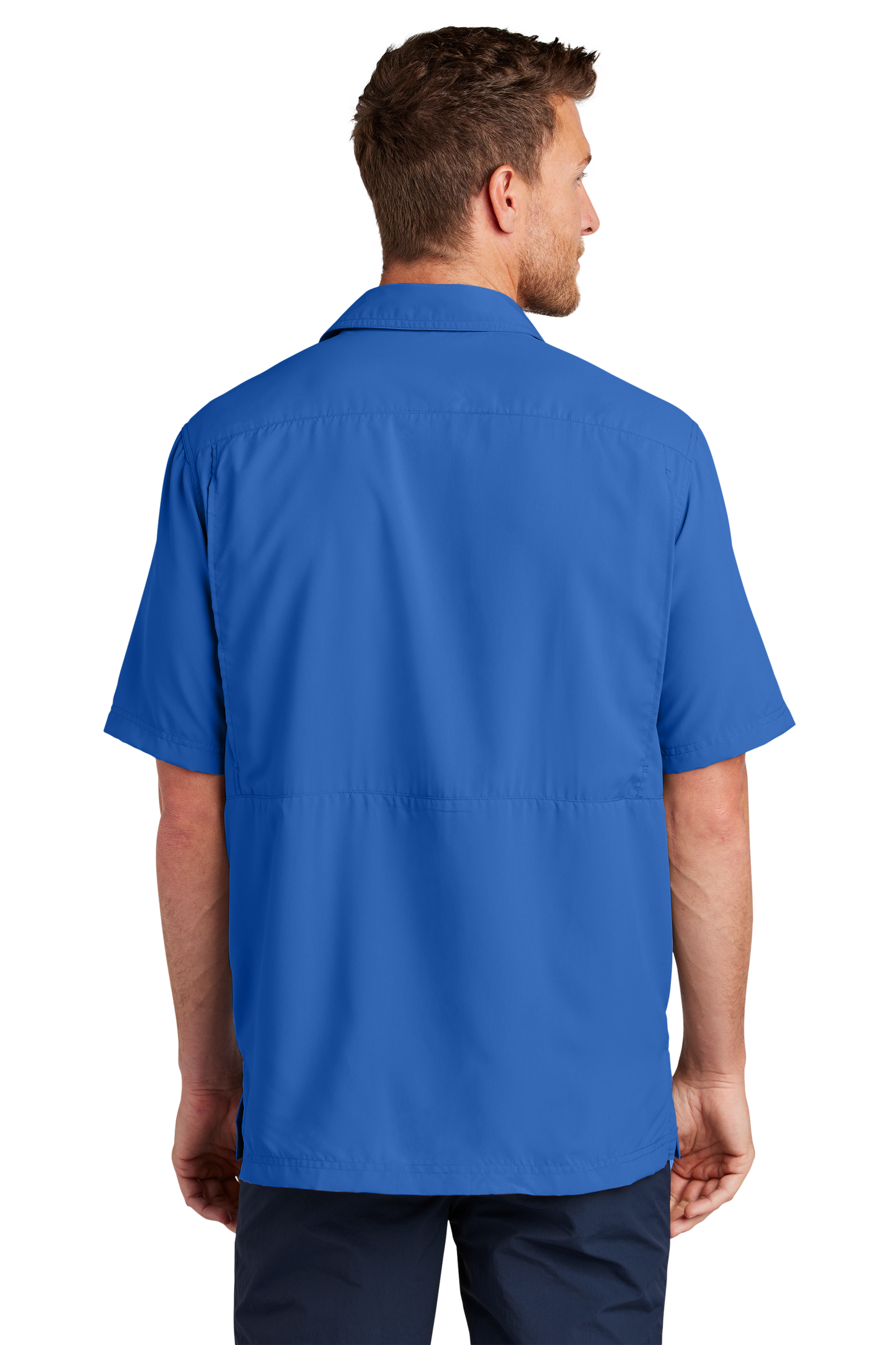 Port Authority® Short Sleeve UV Daybreak Shirt - True Royal