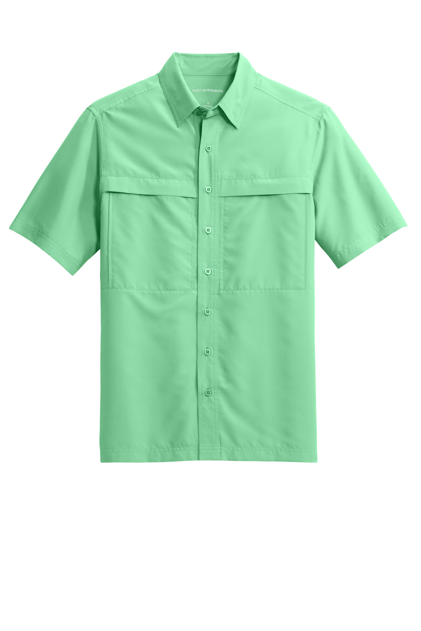 Port Authority® Short Sleeve UV Daybreak Shirt - Bright Seafoam