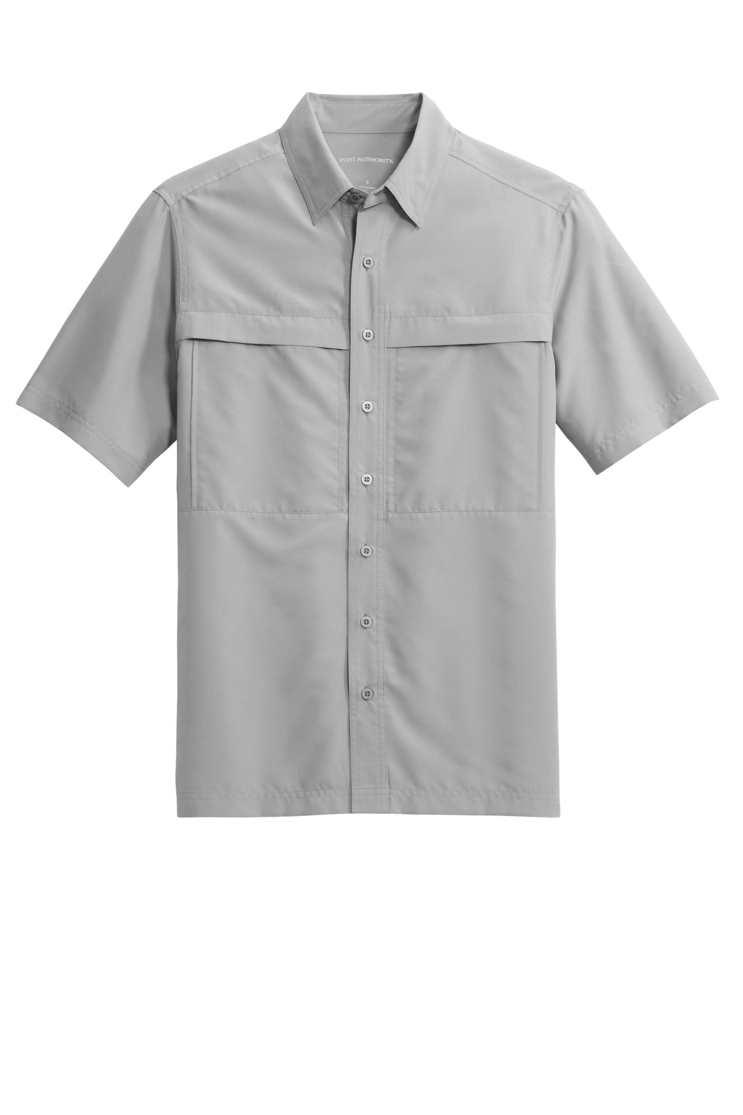 Port Authority® Short Sleeve UV Daybreak Shirt - Gusty Grey