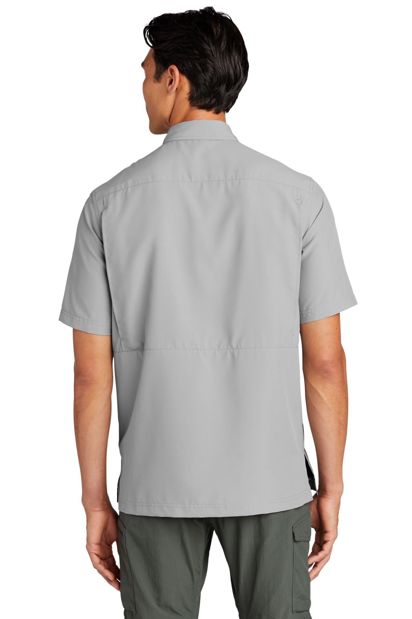 Port Authority® Short Sleeve UV Daybreak Shirt - Gusty Grey