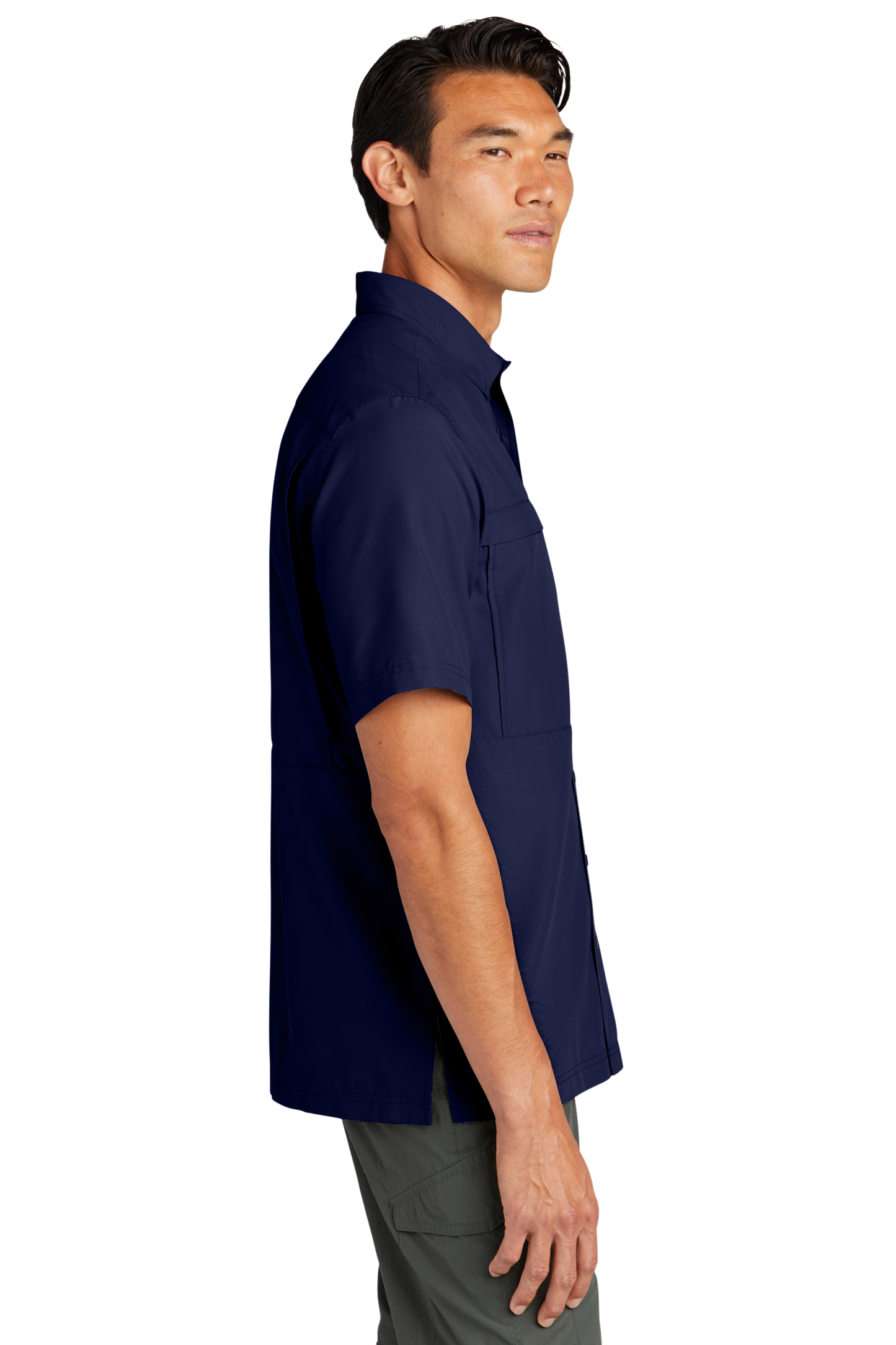 Port Authority® Short Sleeve UV Daybreak Shirt - True Navy