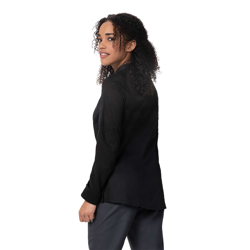 WOMEN NEPAL CHEF COAT - Black