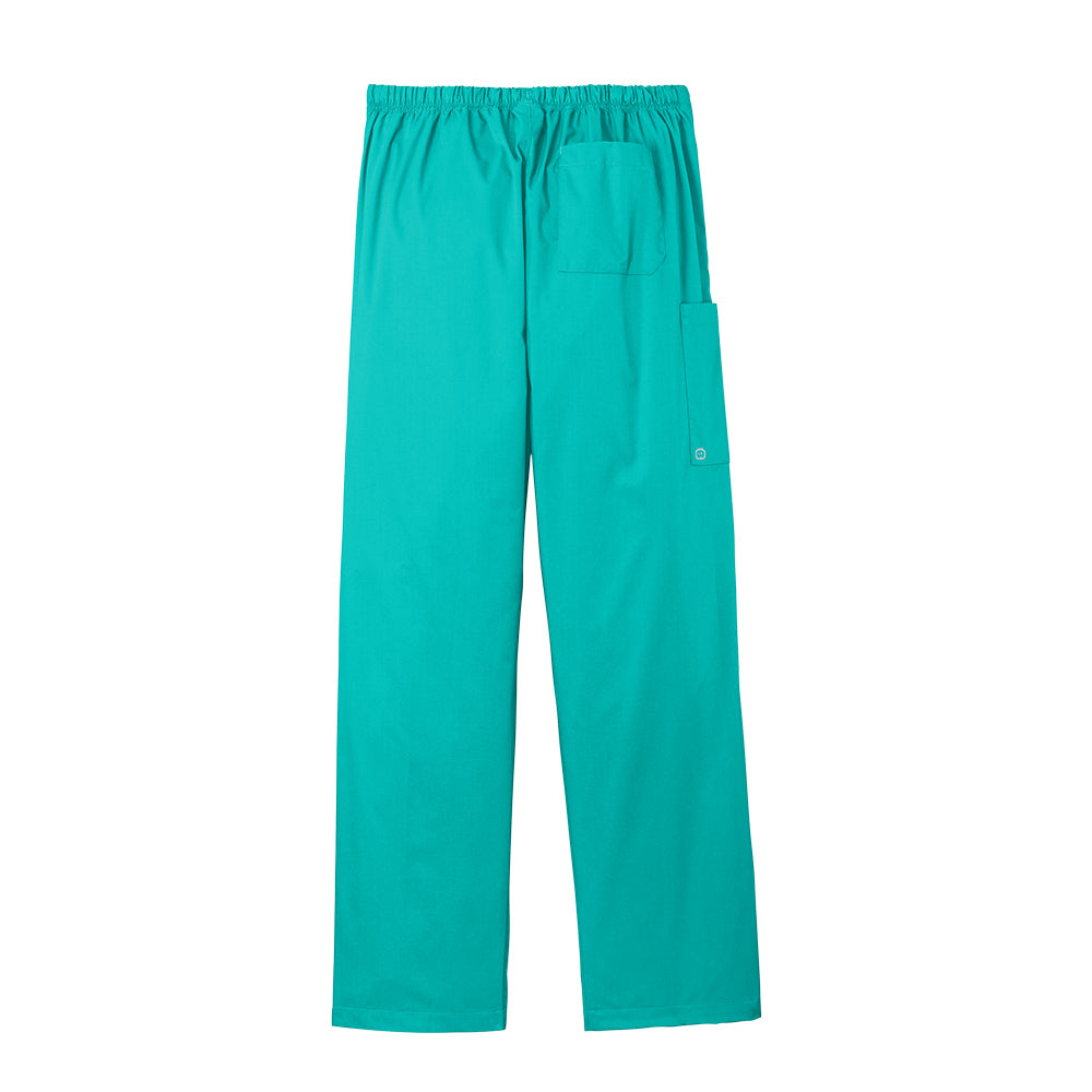 WonderWink® Men’s WorkFlex™ Mock Wrap Cargo Pants - Teal Blue