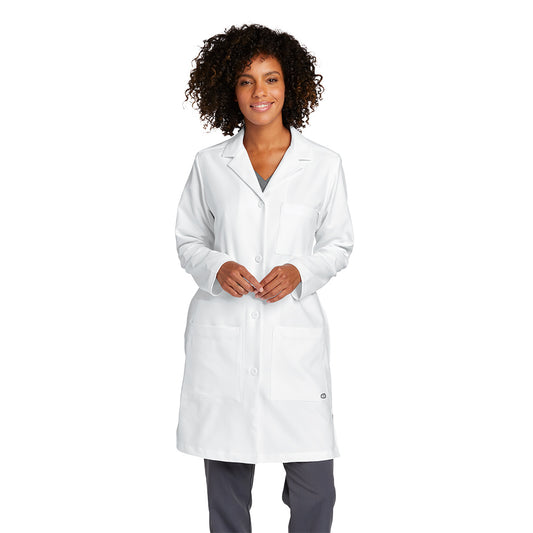WonderWink® Women’s Long Lab Coat - White