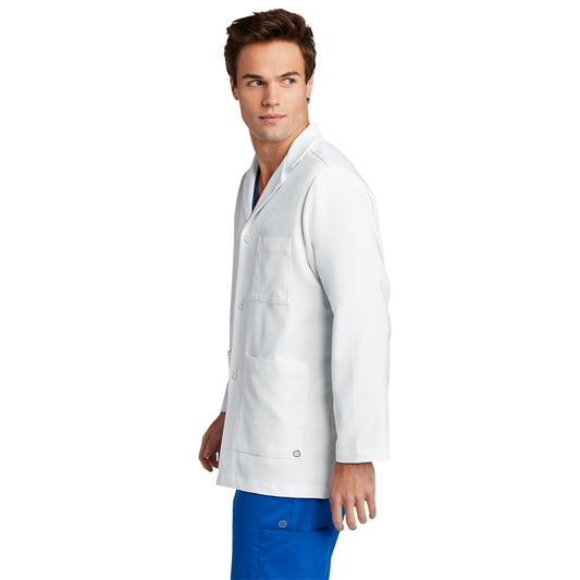 WonderWink® Men's Consultation Lab Coat - White