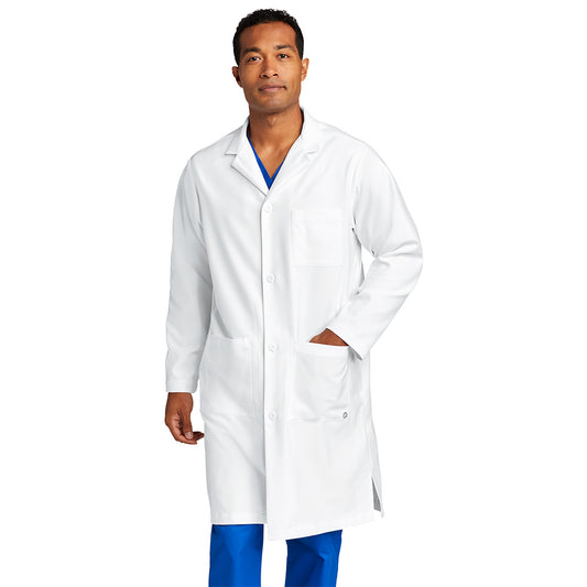 WonderWink® Men's Long Lab Coat - White