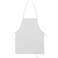 Deluxe Bib Apron (two pockets) - White