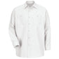 Industrial Work Shirt Long Sleeve - White