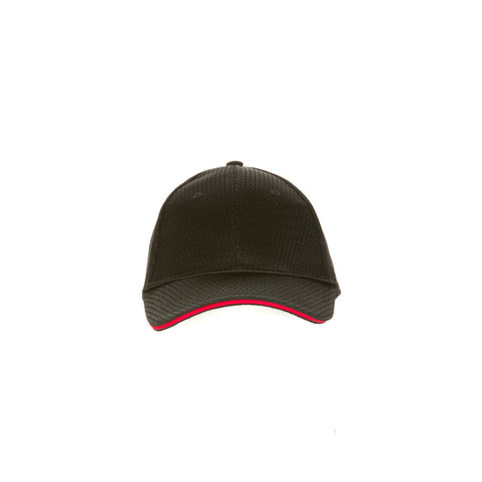 COOL VENT™ BASEBALL CAP WITH TRIM - Red / Black