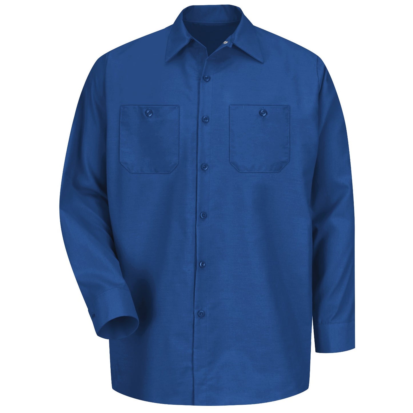 Industrial Work Shirt Long Sleeve - Royal Blue